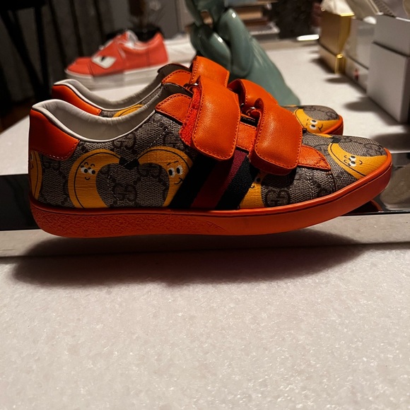 So Cool!
Gucci Kids 20mm Supreme Gg H2o Banana  Velcro Strap Sneakers Size 34(3) - Picture 6 of 9